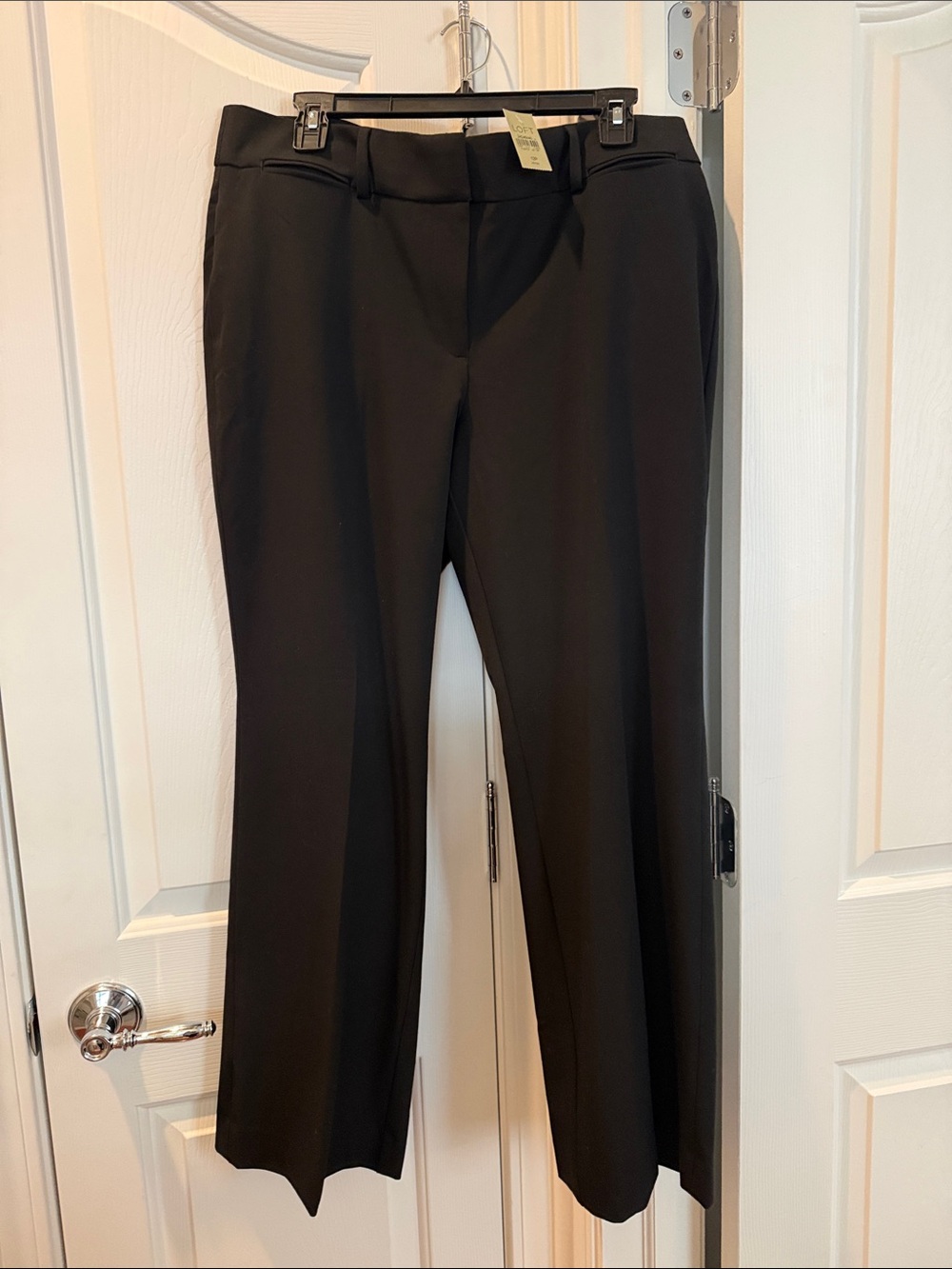 LOFT Women's Petite Black Julie Trouser Pants